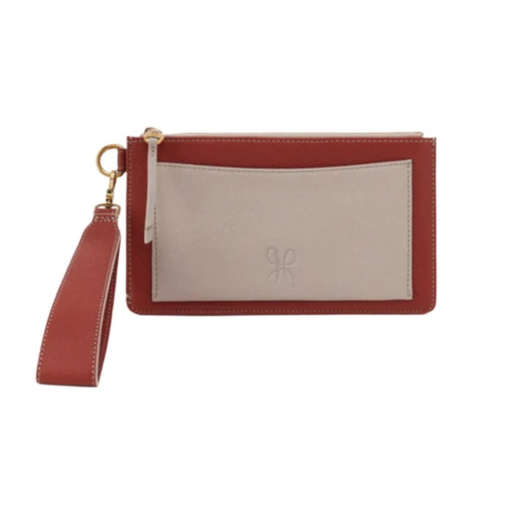 Hobo ! Hart Wristlet - Rust Wallet